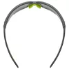 uvex suXXeed 9181281 gafas de protección, lente gris, policarbonato, montura antracita/lima