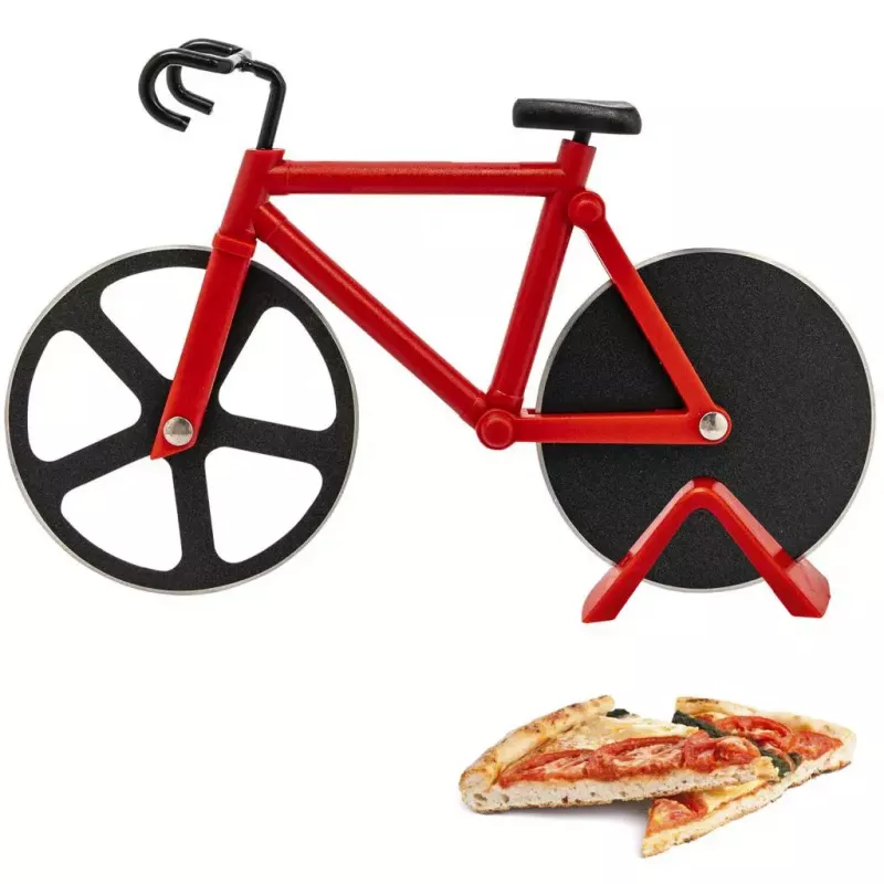 Westmark Fuentez cortador de pizza, acero inoxidable/plástico, 185×35 mm, negro/rojo