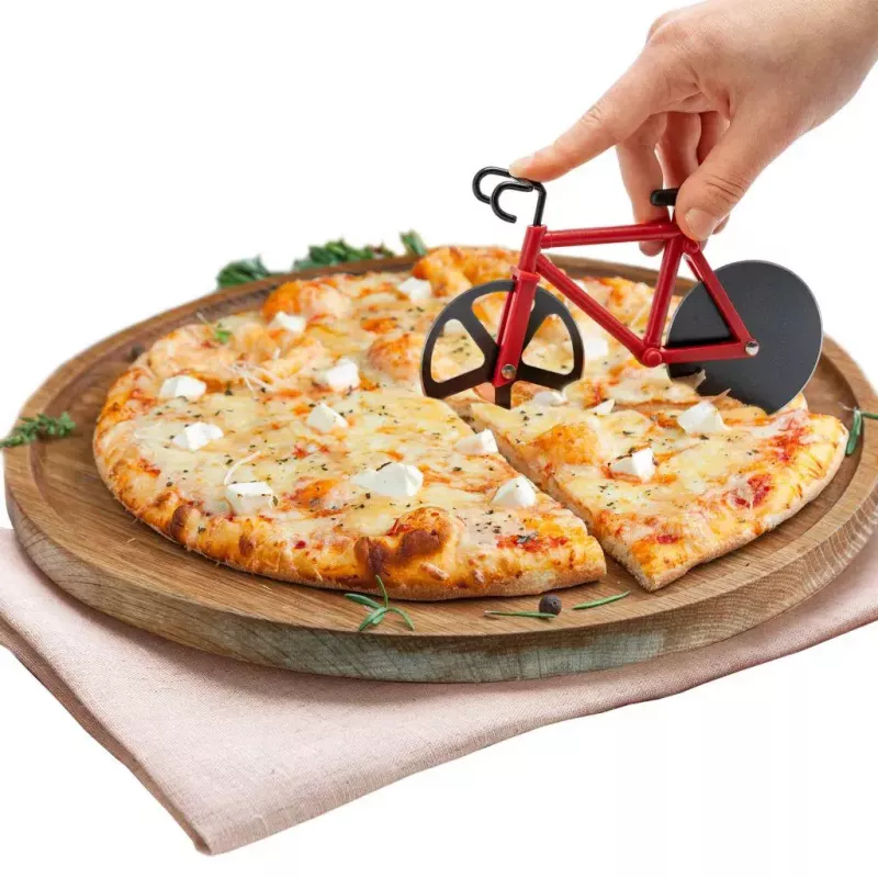 Westmark Fuentez cortador de pizza, acero inoxidable/plástico, 185×35 mm, negro/rojo