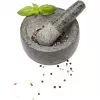 Mortero y maja Westmark granito gris — granito, Ø 13 cm, 131×131 mm