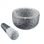 Mortero y maja Westmark granito gris — granito, Ø 13 cm, 131×131 mm