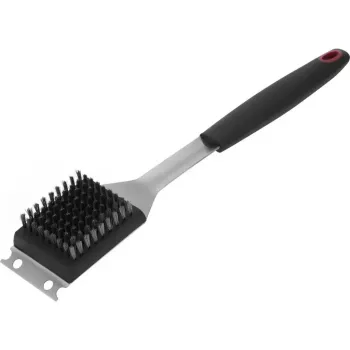Cepillo de parrilla para exteriores Westmark 15072280 — cerdas de acero inoxidable, mango de PP/TPE, 65×385×35 mm