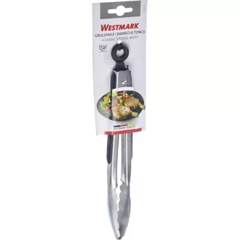 Pinza de cocina Westmark Classic Spezial Midi 275 mm — acero inoxidable, mango de TPE