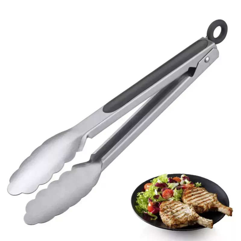 Pinza de cocina Westmark Classic Spezial Midi 275 mm — acero inoxidable, mango de TPE
