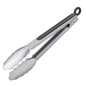 Pinza de cocina Westmark Classic Spezial Midi 275 mm — acero inoxidable, mango de TPE