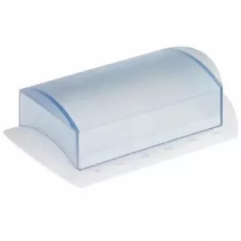 Mantequera Westmark 21162270, polipropileno (PP), rectangular, 157×110×55 mm, azul/blanco