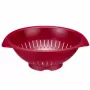 Colador de cocina Westmark 2424227R, plástico, redondo, 25 cm de diámetro, rojo