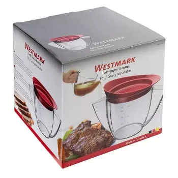 Separador de grasa Westmark 30752260 — 1000 ml plástico, mango transparente, 225×139×160 mm