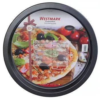 Bandeja de horno Westmark 32922270 redonda de acero, diámetro 35 cm, grosor 1,7 cm