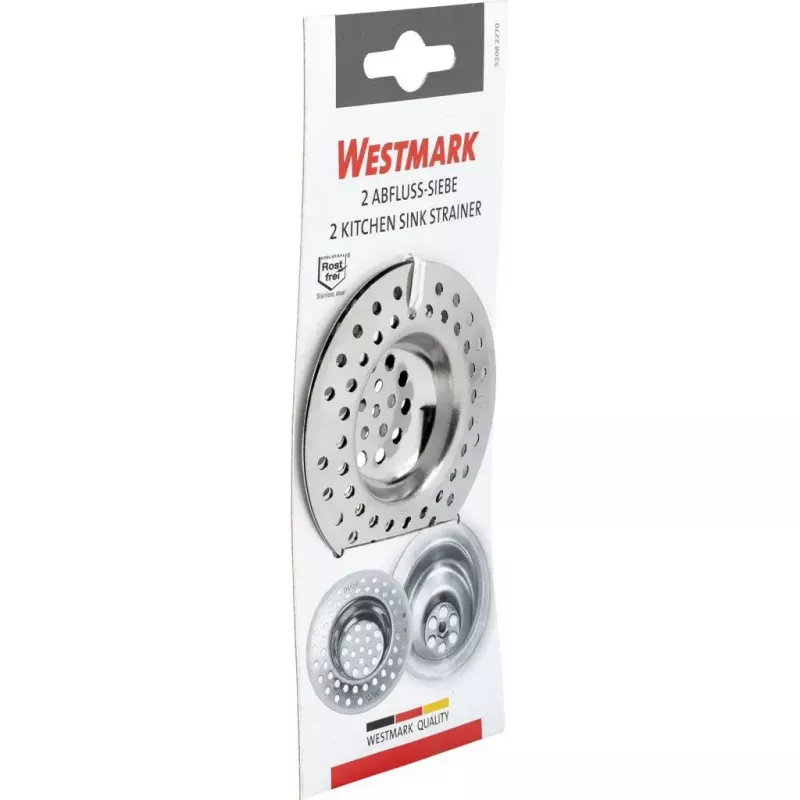 Colador de cocina Westmark 52082270, acero inoxidable, redondo, Ø 7 cm, altura 10 mm