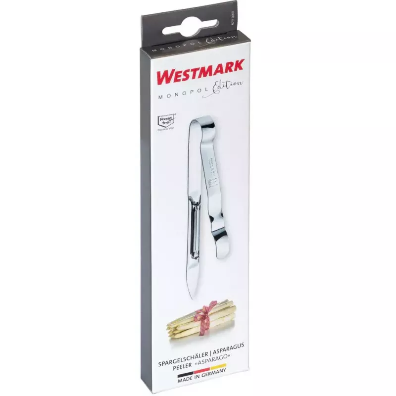 Westmark Asparago 60713360 pelador de espárragos, acero inoxidable