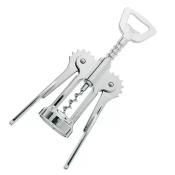 Sacacorchos de dos púas Westmark 6155556C, acabado cromado, acero y acero de zinc, embalaje 73×38×205 mm
