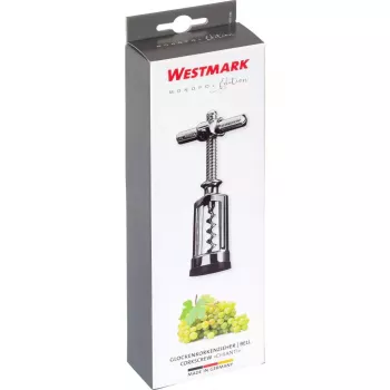 Sacacorchos Westmark 6255336C, acero de zinc, 150 × 68 × 35 mm, fabricado en Alemania