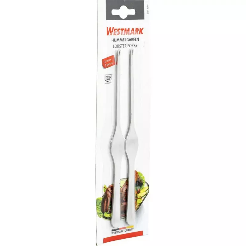 Westmark 66162280 tenedores para langosta, acero inoxidable, plateado, juego de 2
