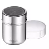Dispensador de azúcar Westmark 69502260 — carcasa redonda de acero inoxidable con componentes de polipropileno, 62×62×82 mm