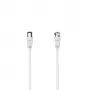Cable coaxial Hama 00305057 1,5 m Type-F blanco