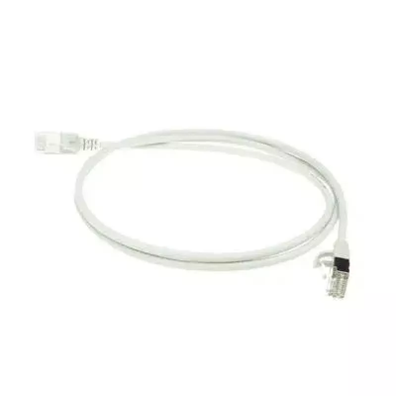 ACT gris 10 m LSZH U/FTP CAT6A cable de parcheo slimline para centro de datos snagless con conectores macho RJ45