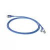 ACT azul 7 m LSZH U/FTP CAT6A cable de parcheo slimline para centro de datos con protección de pestaña y conectores macho RJ45