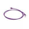 ACT Morado 7 m LSZH U/FTP CAT6A cable de parcheo Slimline para centro de datos snagless con conectores RJ45
