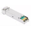 Intellinet Módulo transceptor óptico SFP Gigabit Fiber WDM Bidireccional 1000Base-BX-U (LC) puerto monomodo, 80 km, BiDi WDM (RX1550/TX1490), conforme MSA para máxima compatibilidad, Plata