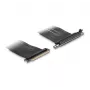 Tarjeta riser DeLOCK PCI Express x16 macho a ranura x16 en ángulo de 90° con cable de 30 cm