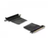 Tarjeta riser DeLOCK PCI Express x16 macho a ranura x16 en ángulo de 90° con cable de 60 cm