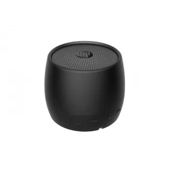 Altavoz Bluetooth HP negro 360, con cable e inalámbrico, altavoz portátil mono, negro, cilíndrico, botones, universal