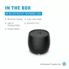 Altavoz Bluetooth HP negro 360, con cable e inalámbrico, altavoz portátil mono, negro, cilíndrico, botones, universal