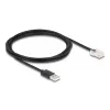 Cable de señal DeLOCK 2 m negro USB-A RJ-50 conector macho/conector macho 67016