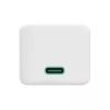 Cargador móvil Hama 00201675 para auriculares, batería externa, smartphone, tablet blanco AC carga rápida para interiores