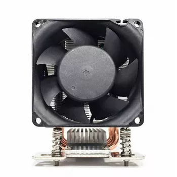 Ventilador de CPU Dynatron A39 8 cm 6000 RPM 102,6 cfm Negro