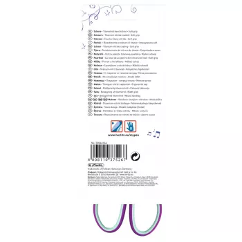 Bolígrafo individual Herlitz my.pen Straight Cut menta morado