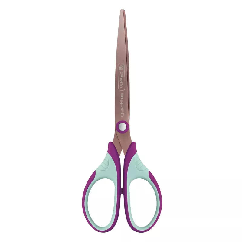 Bolígrafo individual Herlitz my.pen Straight Cut menta morado