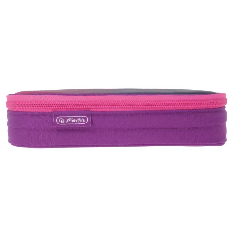 Estuche Herlitz Dip Dye Soft Poliéster Rosa Lila 215x95x60 mm