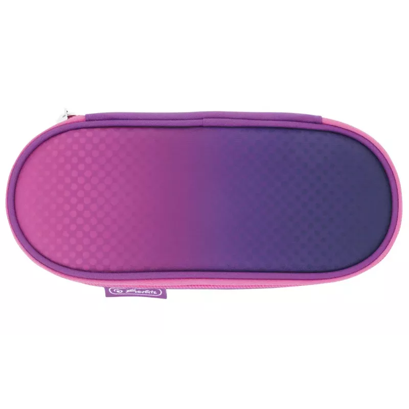 Estuche Herlitz Dip Dye Soft Poliéster Rosa Lila 215x95x60 mm