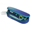Estuche Herlitz Dip Dye Soft Poliéster Azul Turquesa 215x95x60 mm