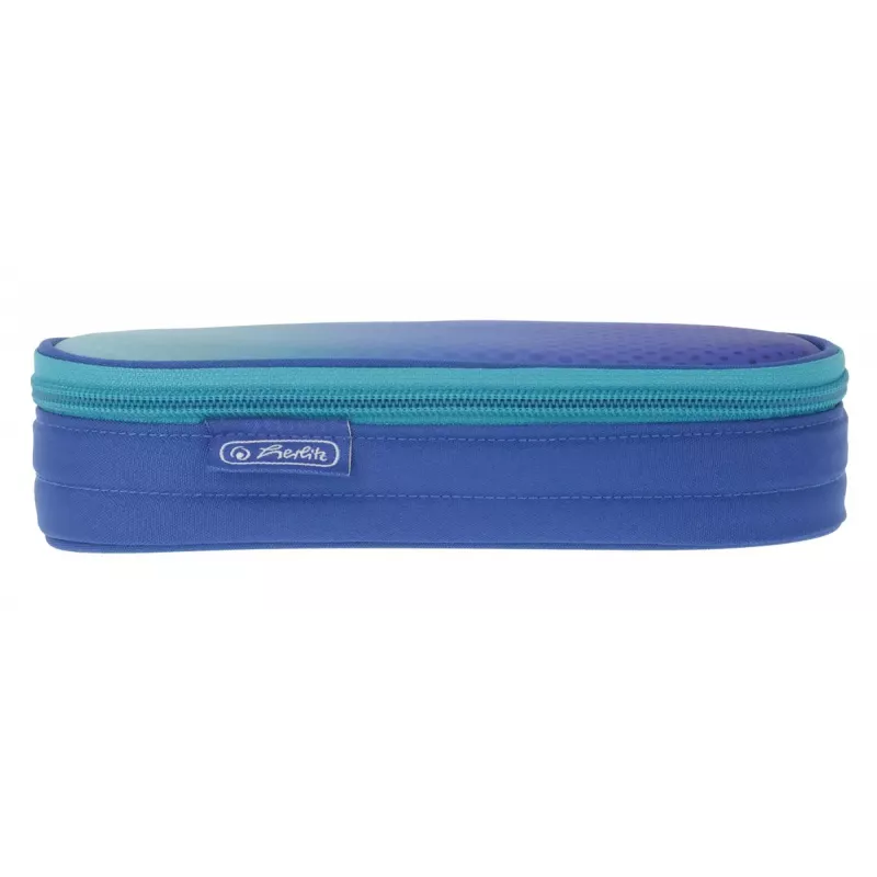 Estuche Herlitz Dip Dye Soft Poliéster Azul Turquesa 215x95x60 mm