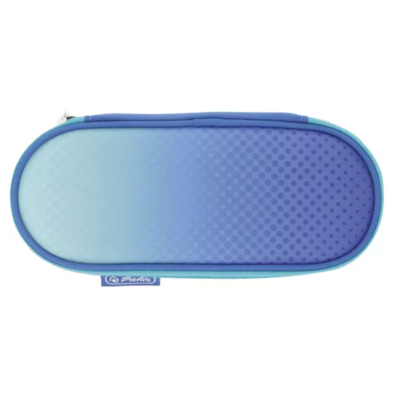 Estuche Herlitz Dip Dye Soft Poliéster Azul Turquesa 215x95x60 mm