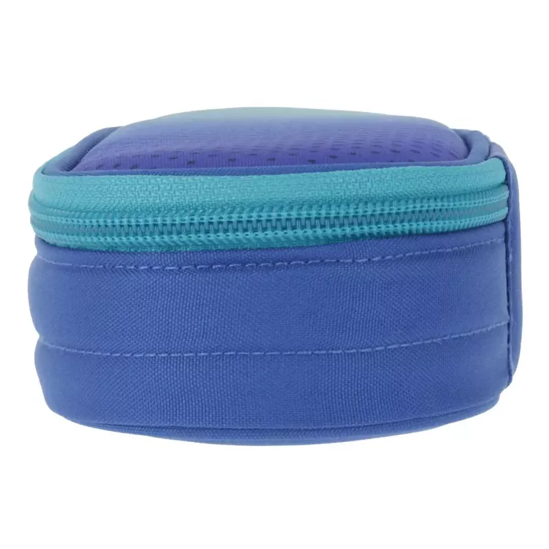 Estuche Herlitz Dip Dye Soft Poliéster Azul Turquesa 215x95x60 mm