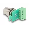Adaptador DeLOCK M12 Transfermodul 4 polos codificado A conector hembra a regleta de bornes de 5 polos