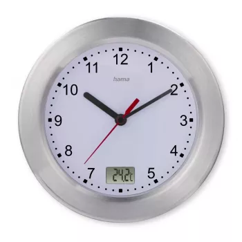 Reloj de cuarzo Hama Mauritius redondo plata, blanco