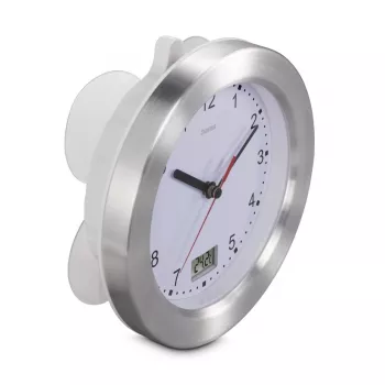 Reloj de cuarzo Hama Mauritius redondo plata, blanco