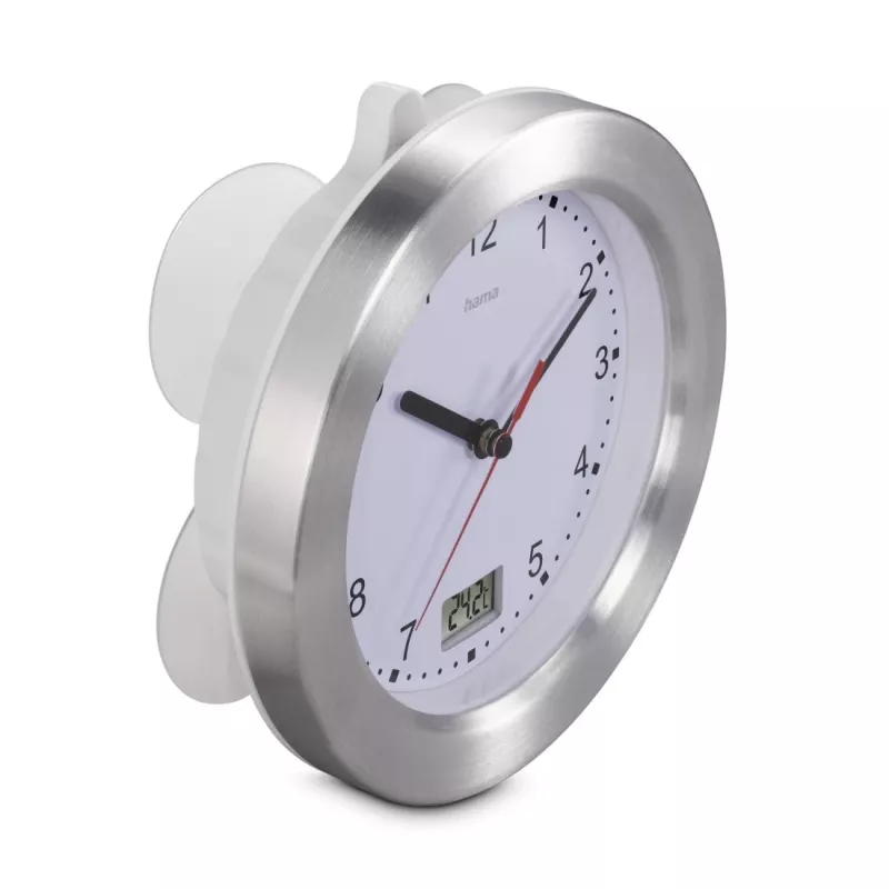 Reloj de cuarzo Hama Mauritius redondo plata, blanco