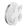 Reloj de cuarzo Hama Mauritius redondo plata, blanco