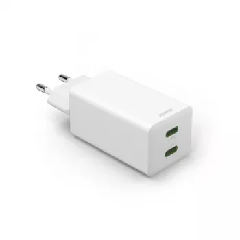 Cargador para dispositivo móvil Hama 00125116 powerbank, smartphone, tablet blanco carga rápida por CA para interiores