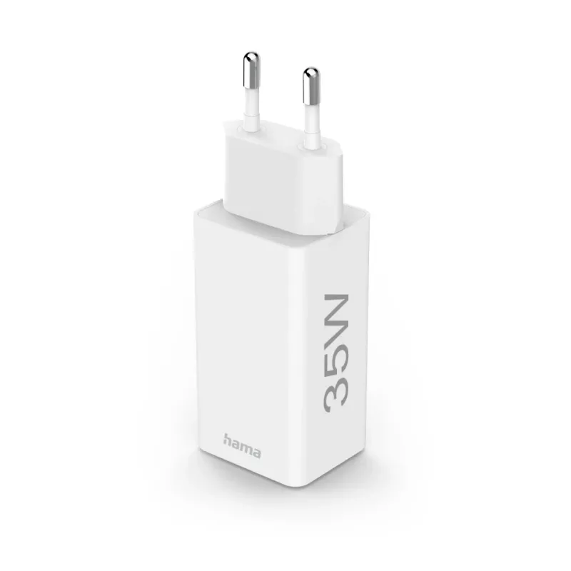 Cargador para dispositivo móvil Hama 00125116 powerbank, smartphone, tablet blanco carga rápida por CA para interiores