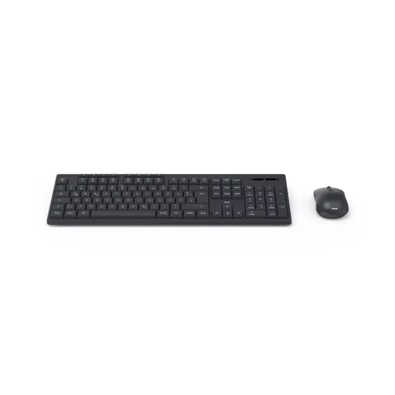 Teclado y ratón Hama WKM-200 incluidos Home/Office RF Wireless QWERTZ alemán negro