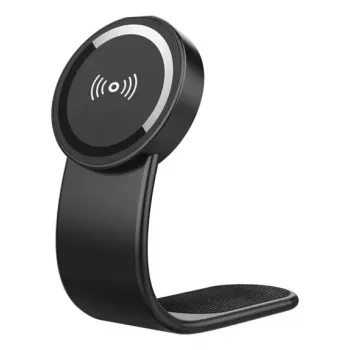 Cargador de coche 2GO FlexHold smartphone negro carga inalámbrica mechero