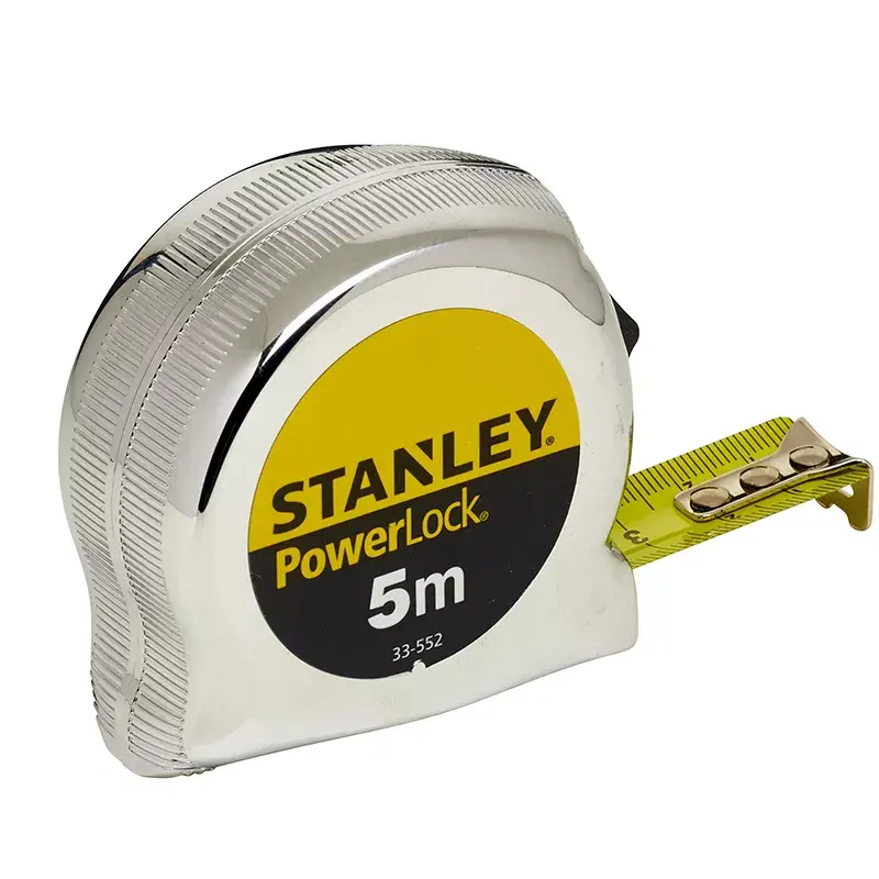 Cinta métrica STANLEY Micro PowerLock Metric - cinta métrica retráctil compacta, escala métrica