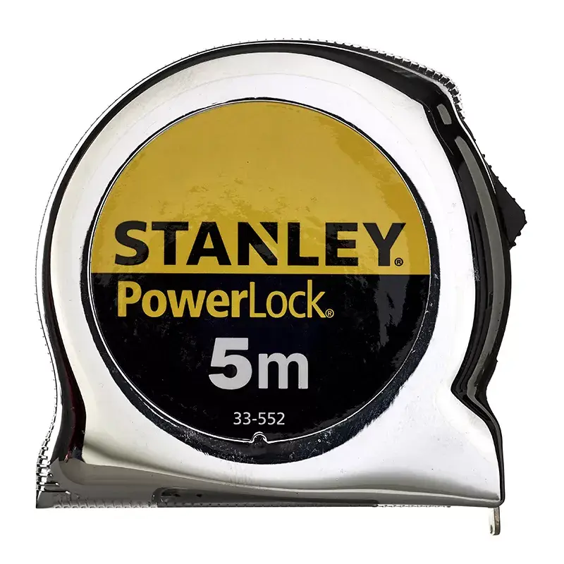 Cinta métrica STANLEY Micro PowerLock Metric - cinta métrica retráctil compacta, escala métrica